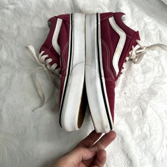 VANS Old Skool Lace Up Sneakers Fuchsia Women 5.5 Men 4 - Picture 2 of 9